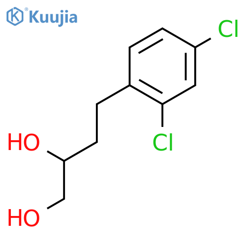1,2-Butanediol, 4-(2,4-dichlorophenyl)- structure