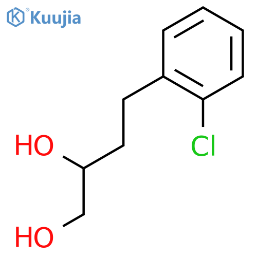 1,2-Butanediol, 4-(2-chlorophenyl)- structure
