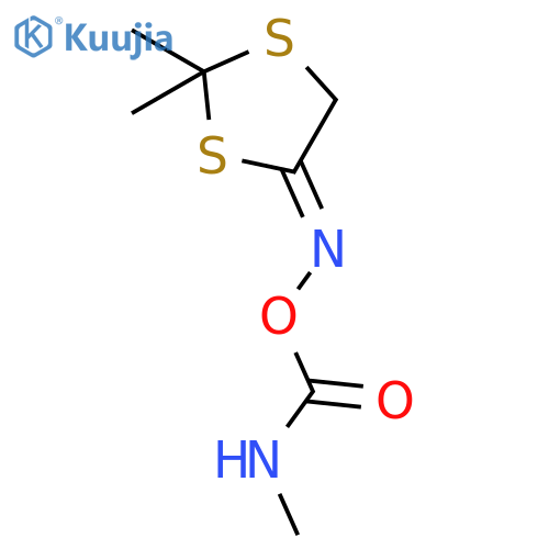 ({[(4E)-2,2-dimethyl-1,3-dithiolan-4-ylidene]amino}oxy)(methylamino)methanone structure