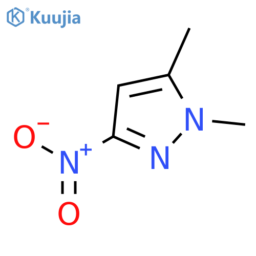 1,5-Dimethyl-3-nitro-1H-pyrazole structure