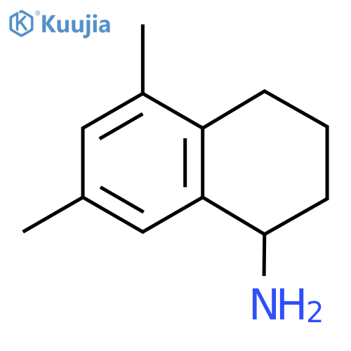 5,7-DIMETHYL-1,2,3,4-TETRAHYDRO-NAPHTHALEN-1-YLAMINE structure