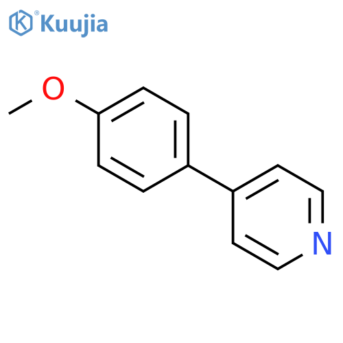 4-(4-Methoxyphenyl)pyridine structure