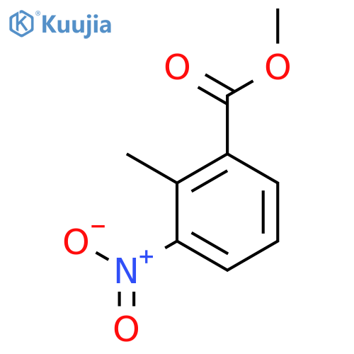 Methyl 2-methyl-3-nitrobenzoate structure