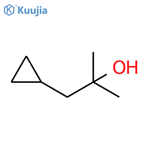 1-cyclopropyl-2-methylpropan-2-ol structure