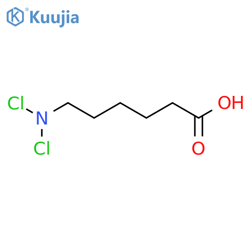 Hexanoic acid, 6-(dichloroamino)- structure