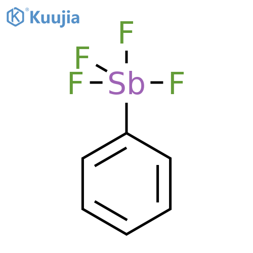 ANTIMONY, TETRAFLUOROPHENYL- structure