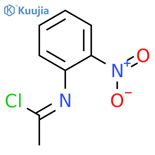 Ethanimidoyl chloride, N-(2-nitrophenyl)- structure