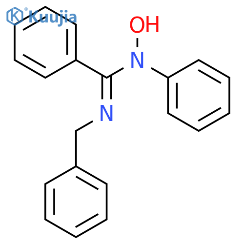 N'-benzyl-n-hydroxy-n-phenylbenzenecarboximidamide;hydrochloride structure