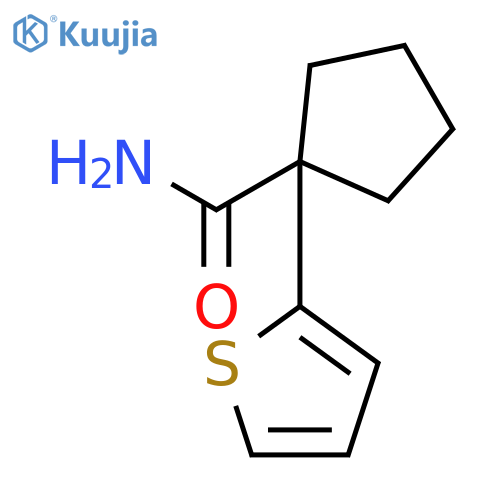 Cyclopentanecarboxamide,1-(2-thienyl)- structure