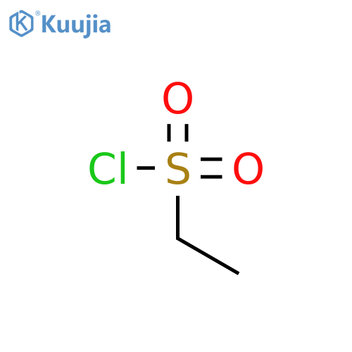 Ethanesulfonyl chloride structure