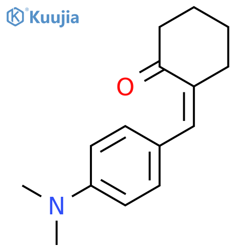 Cyclohexanone, 2-[[4-(dimethylamino)phenyl]methylene]-, (E)- structure