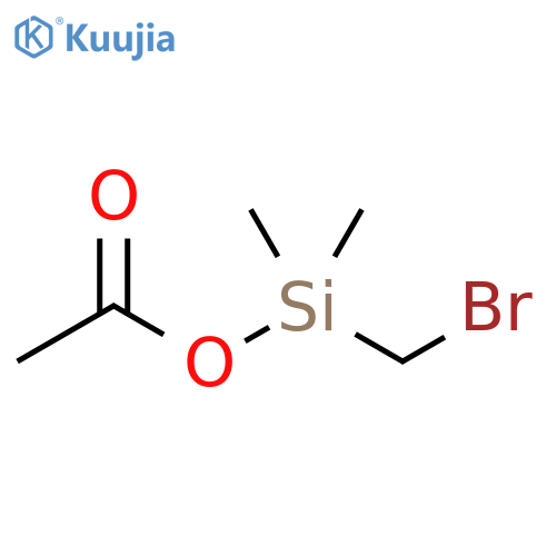 Silanol, (bromomethyl)dimethyl-, acetate structure
