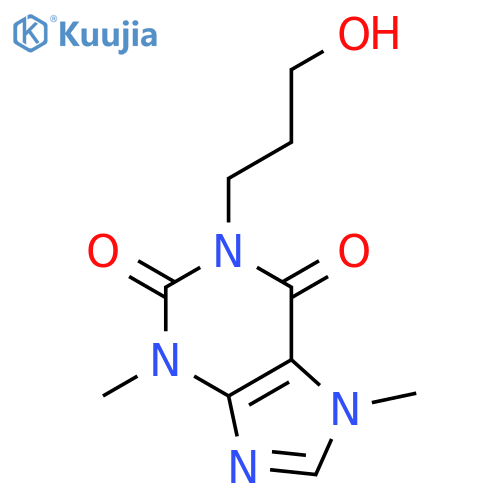1-(3-Hydroxypropyl)theobromine structure
