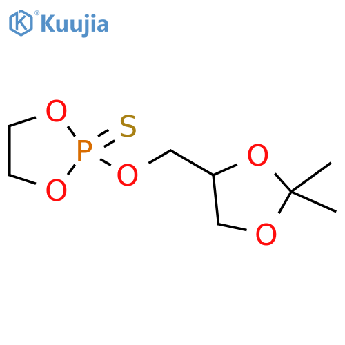 1,3,2-Dioxaphospholane, 2-[(2,2-dimethyl-1,3-dioxolan-4-yl)methoxy]-, 2-sulfide structure