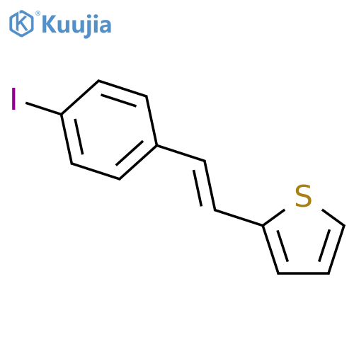 THIOPHENE, 2-[(1E)-2-(4-IODOPHENYL)ETHENYL]- structure