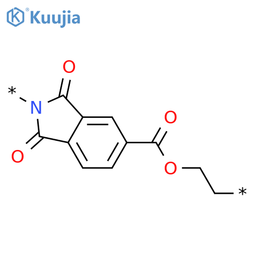 POLY[(1,3-DIHYDRO-1,3-DIOXO-2H-ISOINDOLE-2,5-DIYL)CARBONYLOXY-1,2-ETHANEDIYL] structure
