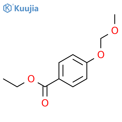 Benzoic acid, 4-(methoxymethoxy)-, ethyl ester structure