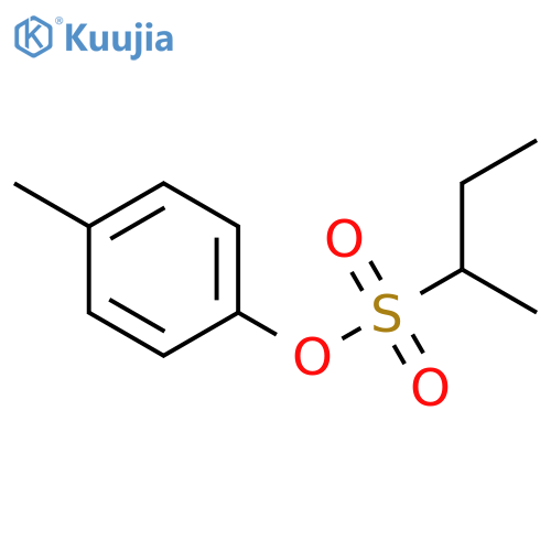 2-Butanesulfonic acid, 4-methylphenyl ester structure