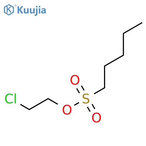 1-Pentanesulfonic acid, 2-chloroethyl ester structure