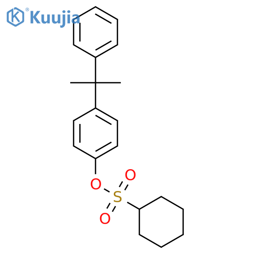 CYCLOHEXANESULFONIC ACID, 4-(1-METHYL-1-PHENYLETHYL)PHENYL ESTER structure
