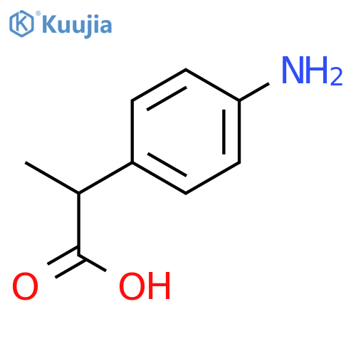 2-(4-Aminophenyl)propanoic acid structure