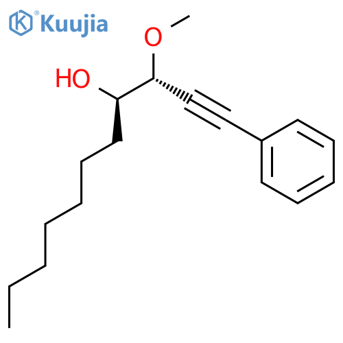 1-Undecyn-4-ol, 3-methoxy-1-phenyl-, (R*,R*)- structure
