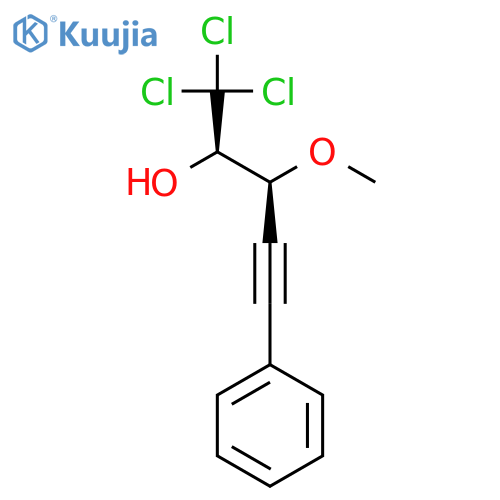 4-Pentyn-2-ol, 1,1,1-trichloro-3-methoxy-5-phenyl-, (R*,S*)- structure