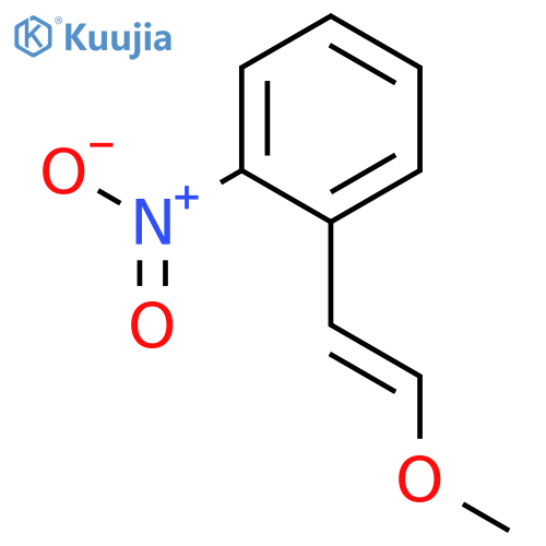 BENZENE, 1-(2-METHOXYETHENYL)-2-NITRO- structure