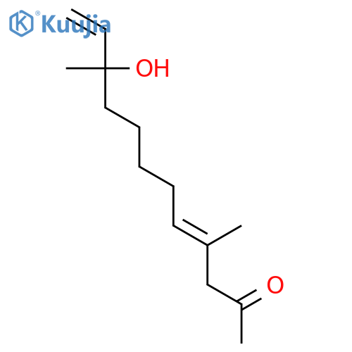(4E)-10-hydroxy-4,10-dimethyldodeca-4,11-dien-2-one structure