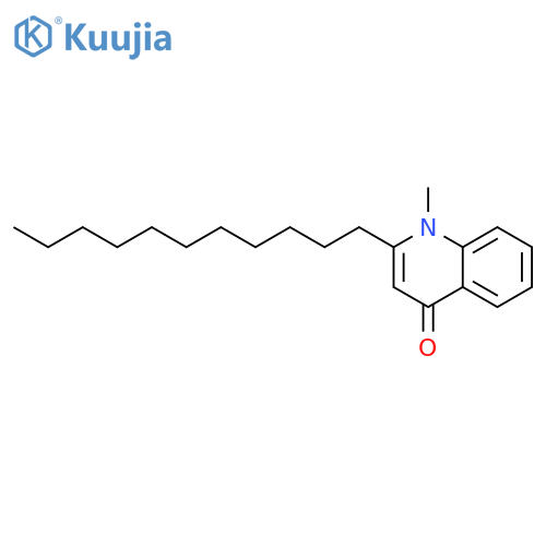 4(1H)-Quinolinone, 1-methyl-2-undecyl- structure
