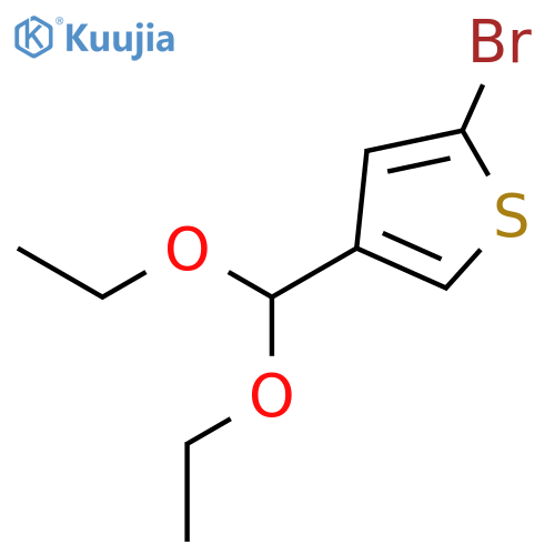 THIOPHENE, 2-BROMO-4-(DIETHOXYMETHYL)- structure
