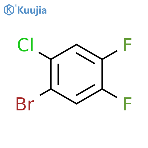1-Bromo-2-chloro-4,5-difluorobenzene structure