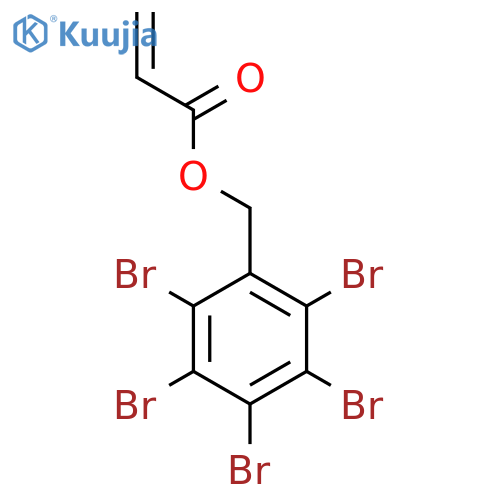 2-Propenoic acid,(2,3,4,5,6-pentabromophenyl)methyl ester, homopolymer structure