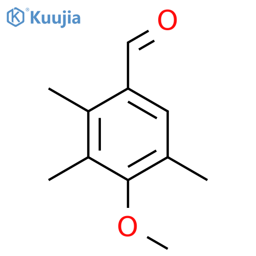 4-Methoxy-2,3,5-trimethylbenzaldehyde structure