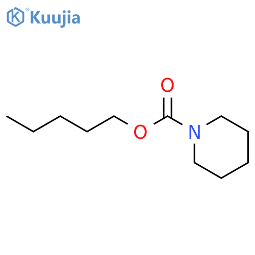 1-Piperidinecarboxylicacid, pentyl ester structure