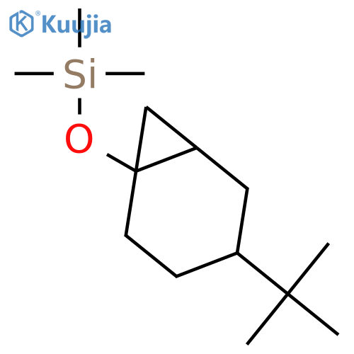 SILANE, [[4-(1,1-DIMETHYLETHYL)BICYCLO[4.1.0]HEPT-1-YL]OXY]TRIMETHYL- structure