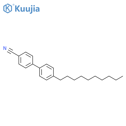 [1,1'-Biphenyl]-4-carbonitrile, 4'-decyl- structure