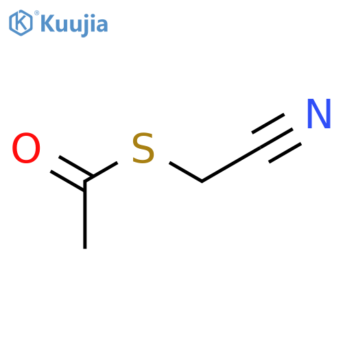 Cyanomethyl ethanethioate structure