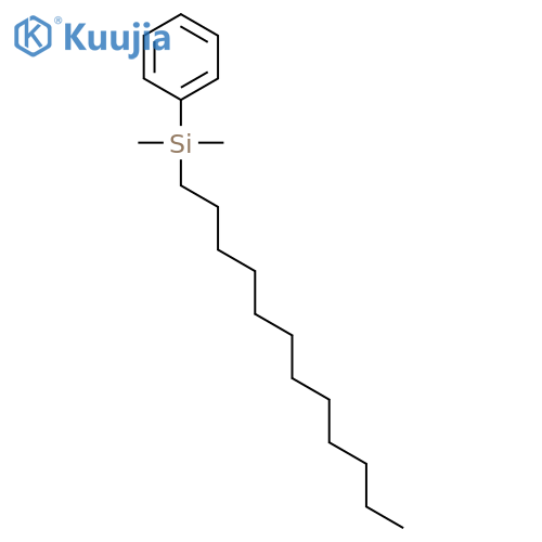 Silane, dodecyldimethylphenyl- structure
