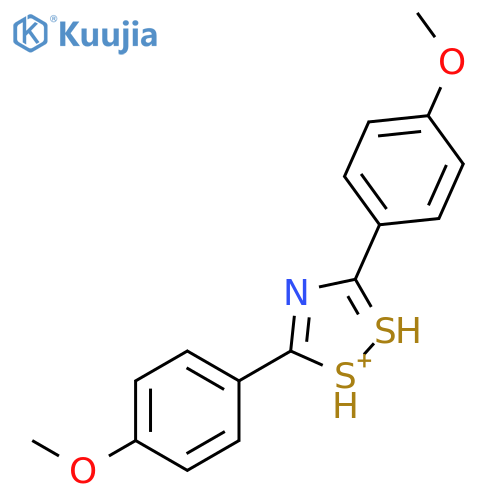 1,2,4-DITHIAZOL-1-IUM, 3,5-BIS(4-METHOXYPHENYL)- structure