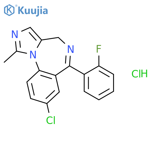 Midazolam hydrochloride structure