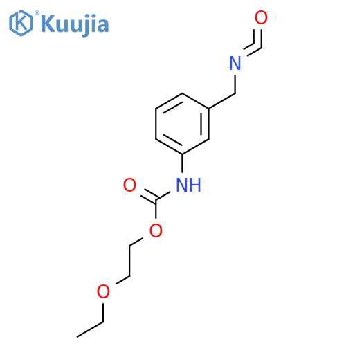 CARBAMIC ACID, (3-ISOCYANATOMETHYLPHENYL)-, 2-ETHOXYETHYL ESTER structure