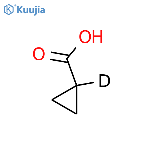 Cyclopropane-1-d1 carboxylic acid structure