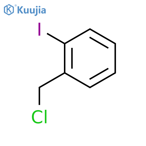 1-(chloromethyl)-2-iodo-benzene structure