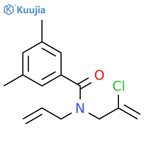 Benzamide, N-(2-chloro-2-propenyl)-3,5-dimethyl-N-2-propenyl- structure