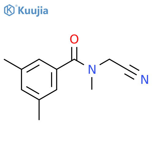 Benzamide, N-(cyanomethyl)-N,3,5-trimethyl- structure