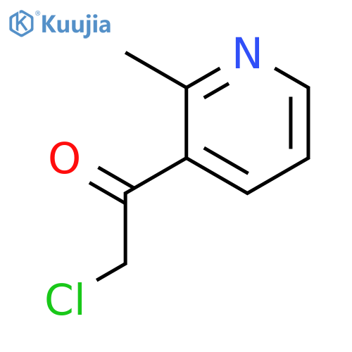 2-chloro-1-(2-methylpyridin-3-yl)ethan-1-one structure