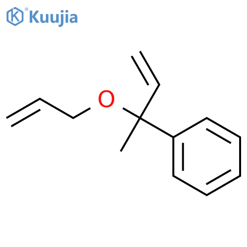 BENZENE, [1-METHYL-1-(2-PROPENYLOXY)-2-PROPENYL]- structure