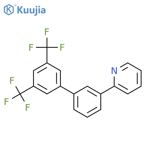 Pyridine, 2-[3',5'-bis(trifluoromethyl)[1,1'-biphenyl]-3-yl]- structure