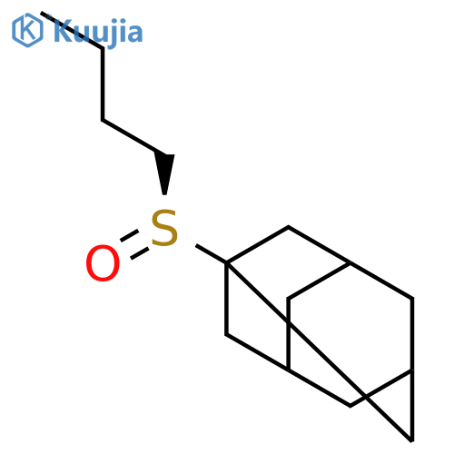 Tricyclo[3.3.1.13,7]decane, 1-[(S)-butylsulfinyl]- structure